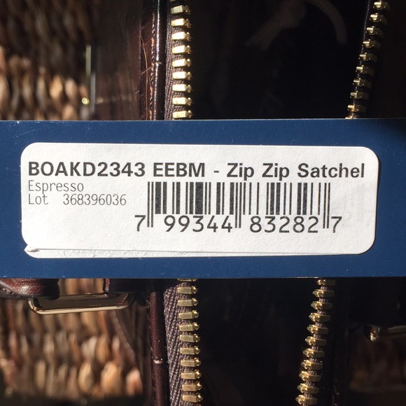 ✨NEW✨Dooney & Bourke OAKDALE ZIP ZIP Satchel in ESPRESSO/BROWN TMORO - Picture 12 of 16